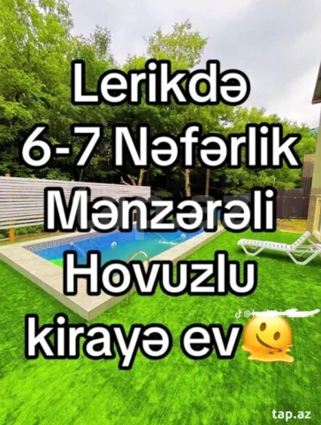 Bağ evi kirayə verilir, Lerik r.