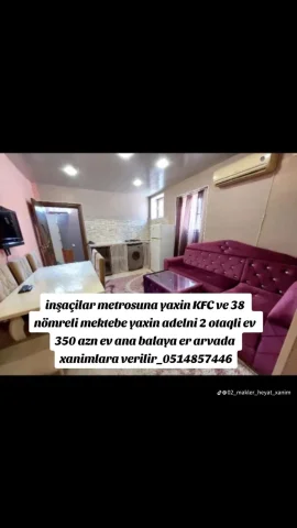 Kirayə verilir
