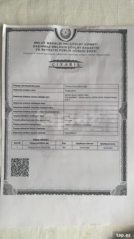 Torpaq sahəsi Satılır