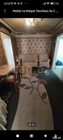 2-otaqlı mənzil kirayə verilir, ...