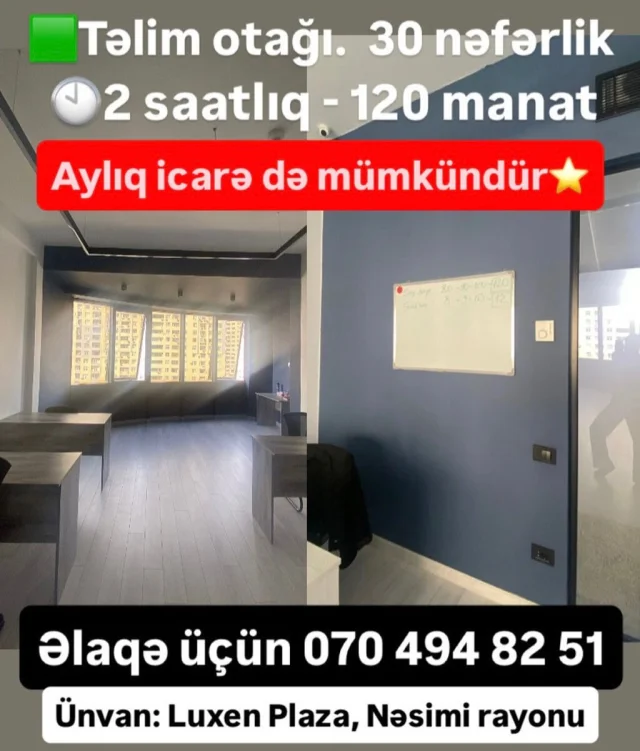 Digər Yaşayış Yeri Kirayə verilir